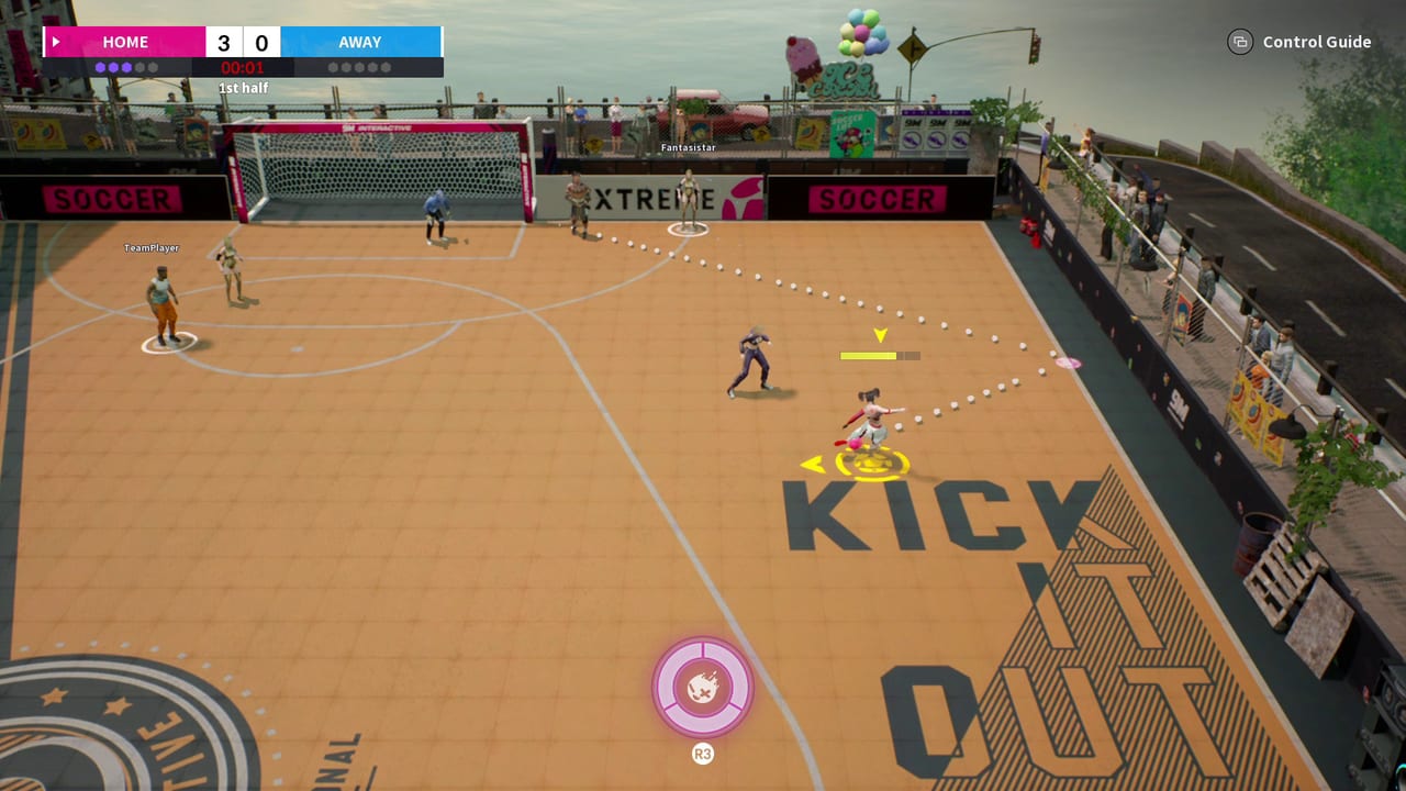 Extreme Soccer team play